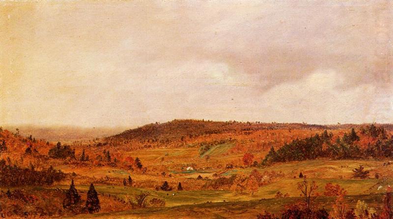 Autumn Shower, Frederic Edwin Church